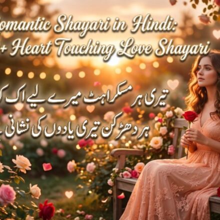 Romantic Shayari in Hindi 150+ Heart Touching Love Shayari