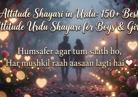 Attitude Shayari in Urdu 150+ Best Attitude Urdu Shayari for Boys & Girls 