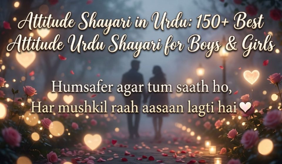 Attitude Shayari in Urdu 150+ Best Attitude Urdu Shayari for Boys & Girls 