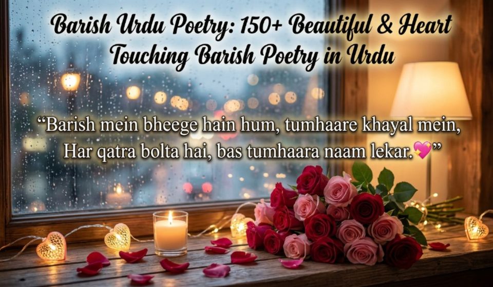 Barish Urdu Poetry 150+ Beautiful & Heart Touching Barish Poetry in Urdu
