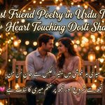 Best Friend Poetry in Urdu Text 150+ Heart Touching Dosti Shayari