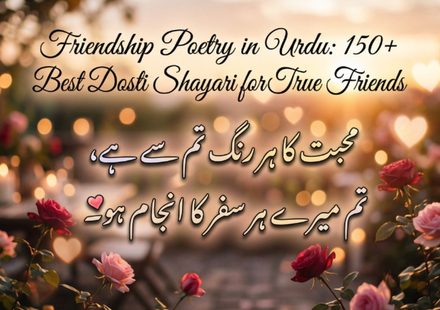 Friendship Poetry in Urdu 150+ Best Dosti Shayari for True Friends (1)