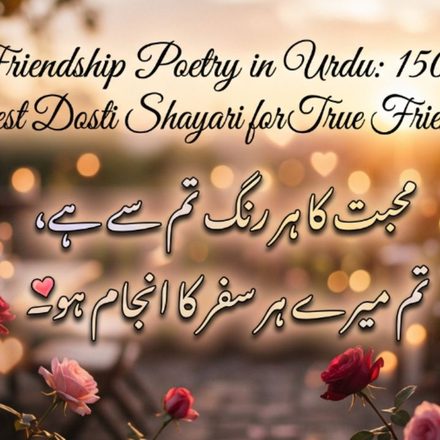 Friendship Poetry in Urdu 150+ Best Dosti Shayari for True Friends (1)