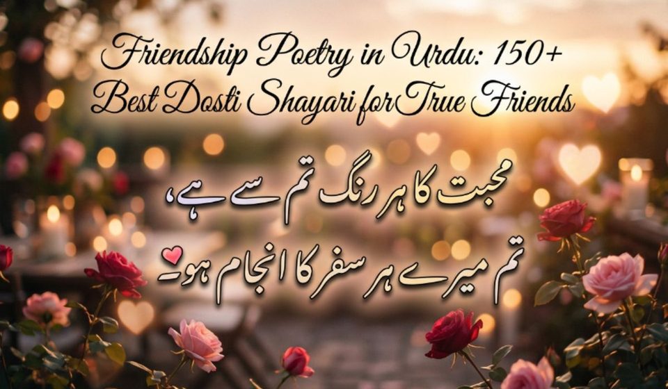 Friendship Poetry in Urdu 150+ Best Dosti Shayari for True Friends (1)