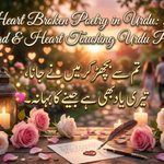 Heart Broken Poetry in Urdu 150+ Sad & Heart Touching Urdu Poetry