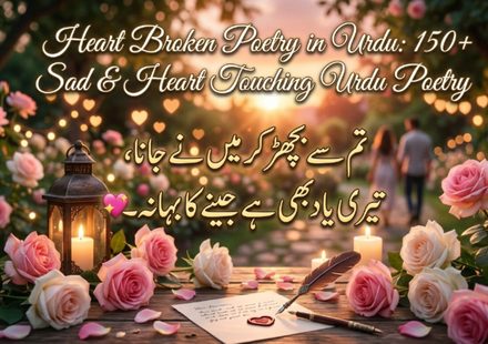 Heart Broken Poetry in Urdu 150+ Sad & Heart Touching Urdu Poetry