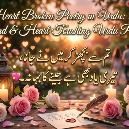 Heart Broken Poetry in Urdu 150+ Sad & Heart Touching Urdu Poetry