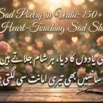 Life Sad Poetry in Urdu 150+ Deep and Heart-Touching Sad Shayari 