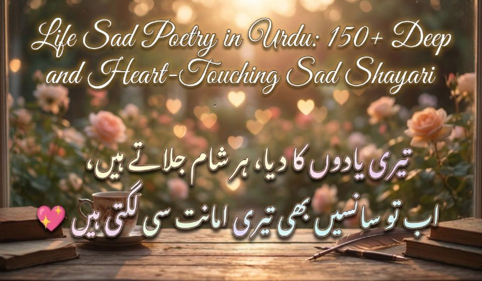 Life Sad Poetry in Urdu 150+ Deep and Heart-Touching Sad Shayari 