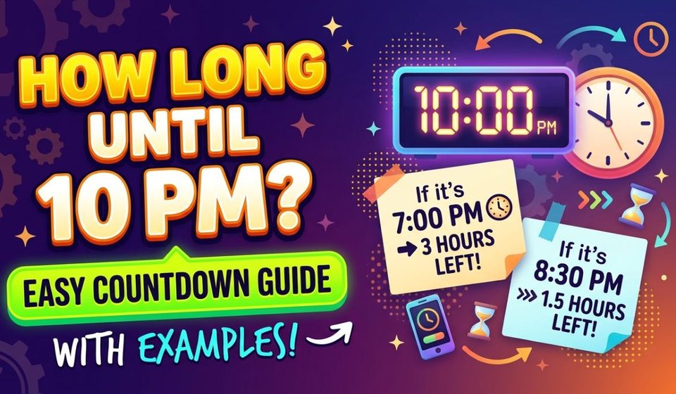 How Long Until 10 PM Easy Countdown Guide With Examples