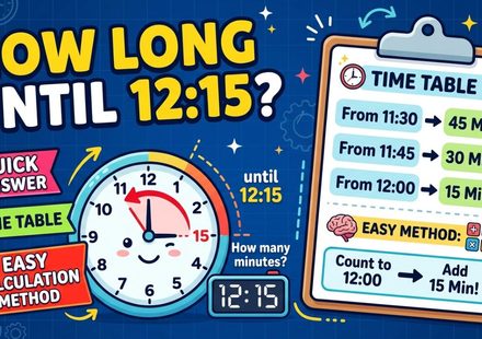 How Long Until 1215 Quick Answer, Time Table and Easy Calculation Method