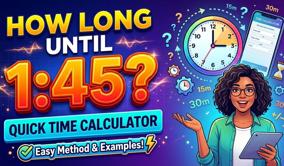How Long Until 145 Quick Time Calculator, Examples & Easy Method