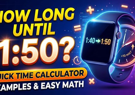 How Long Until 1_50_ Quick Time Calculator, Examples and Easy Math.