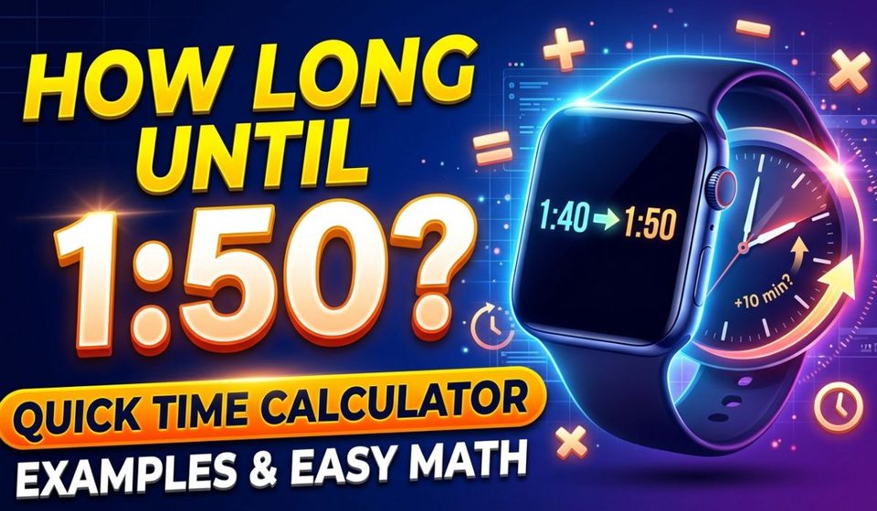 How Long Until 1_50_ Quick Time Calculator, Examples and Easy Math.