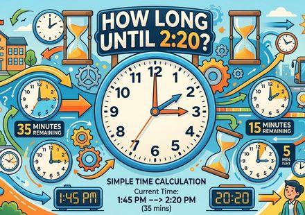 How Long Until 220 Quick Time Calculator, Examples & Easy Method