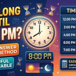 How Long Until 8pm Quick Answer, Time Table and Easy Calculation Method